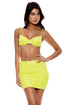 Luli Fama Chasing Stars Sequins Mini Skirt